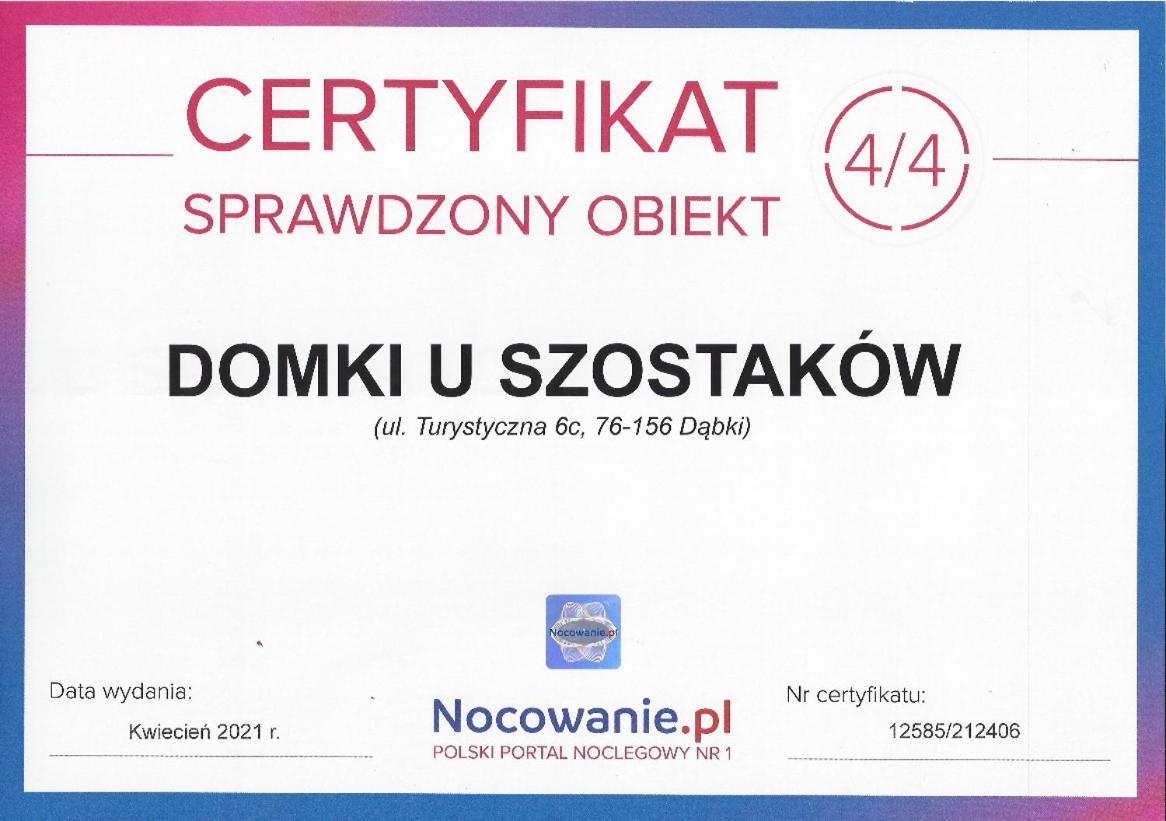 Domki U Szostakow 达布基 外观 照片